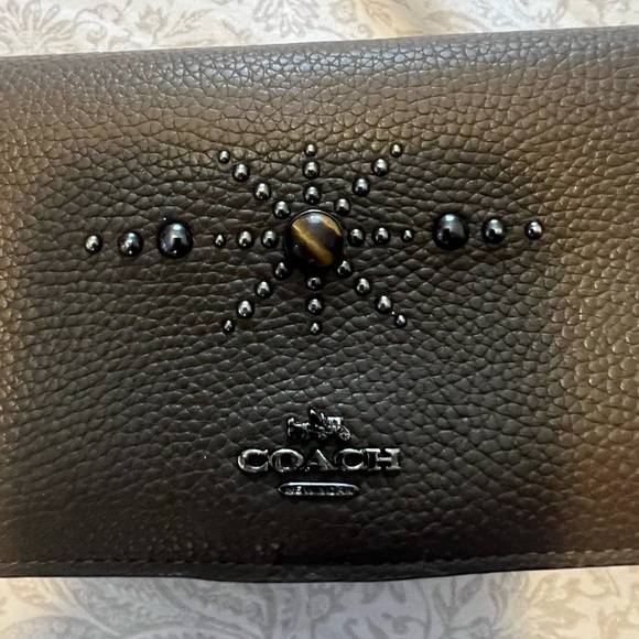 Coach Western Rivets Slim Wallet - Picture 4 of 5